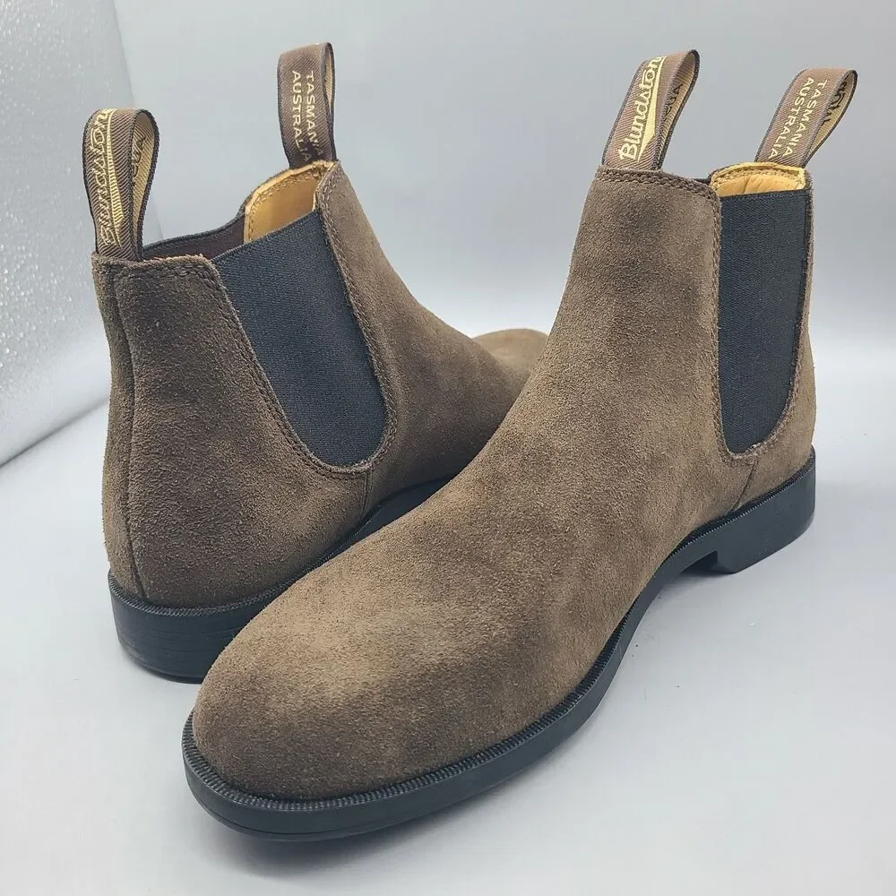 Blundstone boots 2391 Chelsea Boots Brown suede pull-on Size US Men 8.5 NEW